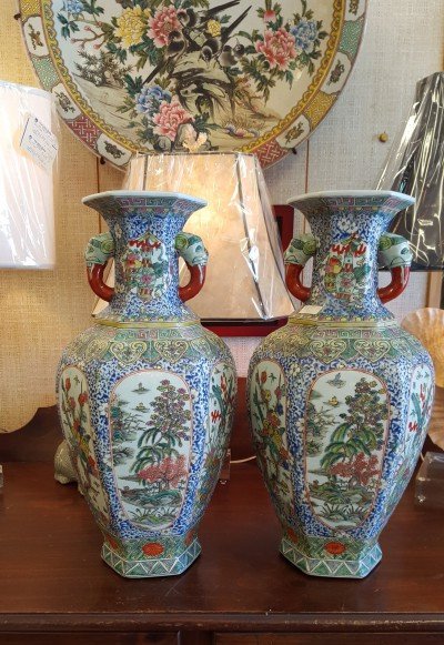 Porcelain Vases, Garden Stools and Other Decor